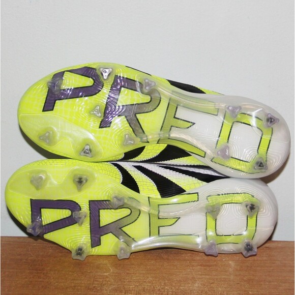 Adidas Predator Elite Laceless LL FG Soccer Cleats Mens 4 Womens 5 White main image 4
